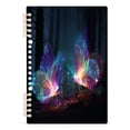 thumbnail image 2 of Wirebound Notebook Hardcover Spiral Notebooks Neon Butterfly, 60 Pages, 80 GSM, 5.7 x 8.3in, 2 of 7