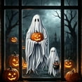 thumbnail image 5 of Ghost Window Clings, No Glue Electrostatic White Scary Stickers for Glass Windows, Reusable Halloween Decor for Home, 5 of 6