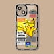 thumbnail image 1 of Funda de silicona suave con dibujos de pokémon para iPhone, carcasa transparente para modelos 14 Pro Max, 13, 12, 11 Pro Max, Mini, XR, XS, X, 8, 7, 6, 6S Plus, SE 2020, 1 of 4