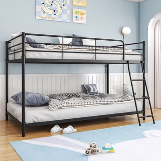 Ktaxon Metal Twin Triple Bunk Bed, Twin over Twin over Twin XL Bed