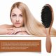 thumbnail image 3 of Natural wild boar brush hairbrush, antistatic scalp massage comb, oval wooden brush, beech handle, 3 of 5