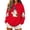 Red Sweatshirts, variant on Jsaierl Halloween Sweatshirts Women Plus Size Ghost Graphic Pullover Hoodies Fall Holiday Long Sleeve Sweater Tops Halloween Costumes, Sizes S-2XL
