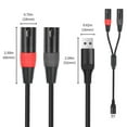 thumbnail image 3 of lanema USB to 3Pin Sound Cable USB to Double 3Pin Male Output Cord PC USB to Stereo Sound Cable Converters for Amplifiers Speaker, 3 of 11