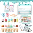 thumbnail image 2 of Set de juego de mesa de helados WHOHOLL de madera para niña pequeña, 2 of 7
