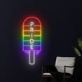 thumbnail image 2 of Handmadetneonsign Pride Ice Cream Neon Sign, LGBT Pride Wall Art Decor, Happy Pride Wall Decor, 2 of 4
