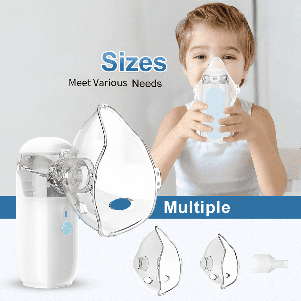 OUSITAID Small Portable Humidifiers Machine Steam Inhalator  USB Rechargeable  three accessories  easy to carry  suitable for Adults & Kids and for Travel
