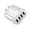 Blanc, variante sur Téléphone USB Lumineux Charger Portable 4 Ports 3.1A Charger Adaptateur Mural Compact