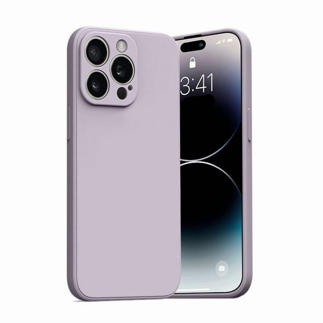 PANDACO Étui Coquille Souple Mat Pastel Violet pour iPhone 14 Pro Max