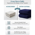 thumbnail image 3 of Casa Platino Bath Towels Set of 2 - Quick Dry, Lightweight Soft Towels for Bathroom, Spa & Gym - Absorbent & Perfect for Daily Use - Navy, 3 of 8