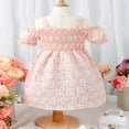 thumbnail image 3 of Robe à Manches Courtes Plissée à Fleurs pour Petites Filles, Robe d'Été pour Fête d'Anniversaire, 3 of 7