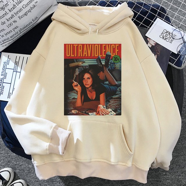 Sudaderas Con Capucha Lana Del Rey Mujer grunge anime hoddies De Gran Tamaño