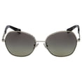 thumbnail image 2 of Coach L1130 HC 7112 Metal Womens Butterfly Sunglasses Silver 56mm Adult, 2 of 3