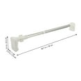 thumbnail image 2 of OULII 1Pack Rectangular Adjustable Telescopic Design Curtain Rod for Bathroom Shower 78x3.5x2.3in, 2 of 8