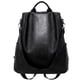 thumbnail image 1 of Women's Solid Color Large Capacity Backpack, Casual PU Leather Shoulder Bag, Lightweight Fashion Daypack for Commute, School, Travel, 1 of 5