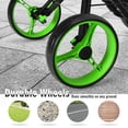 thumbnail image 3 of Gymax Chariot Poussé de Golf Pliant à 4 Roues avec Poignée Réglable Frein à Pied Vert, 3 of 10