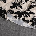 thumbnail image 6 of Afuyipoi Girls Floral Spaghetti Strap Dress (7-13 Years) Soft Breathable Fabric Floral Print Design Bow Strap Detail Ruffle Tiered Skirt Summer Casual Party Wear Black Size 8, 6 of 8