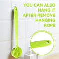 thumbnail image 6 of SUWU Silicone Back Scrubber for Shower Bath Body Brush with Long Handle, BPA-Free, Hypoallergenic, Eco-Friendly for All Skin Back Cleaning Wash for Men Women(Green), 6 of 7
