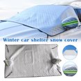 thumbnail image 2 of CARTTOU Car Windshield Snow Cover, Windshield Ice Snow Removal Frost Guard Winter Waterproof with Mirror Cover Car Sunshades, 2 of 7