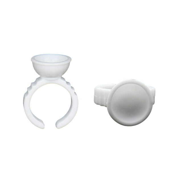 Xingzhi Disposable embroidered color ring cup, eyelash grafting ring, plastic ring