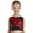 Red, variant on renvena Kids Girls Ballet Dance Crop Top Shiny Rhinestone Gymnastic Workout Athletic Vest 6-16 Gold 12