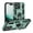 Darkgreen, variant on Dteck Case for iPhone 17,Military Grade Drop Impact Case 360 Metal Rotating Ring Kickstand Holder Armor Heavy Duty Shockproof Cover for iPhone 17 ,Gold