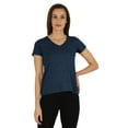 thumbnail image 1 of Inkmeso Short Sleeve Solid Basic T-Shirt For Womens V-Neck Casual Tee T-Shirts With Patch Pocket, 1 of 7