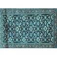 thumbnail image 1 of Ahgly Company Indoor Rectangle Persian Light Blue Traditional Area Rugs, 5' x 7', 1 of 4