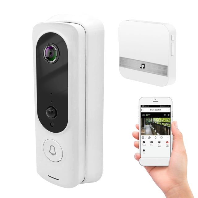 Videoportero inalámbrico WiFi HD 1080p con audio bidireccional