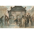 thumbnail image 3 of Constantin Guys 14x11 Black Modern Framed Museum Art Print Titled - Old Soldiers of The&nbsp;Empire (ca.&nbsp;1856), 3 of 5