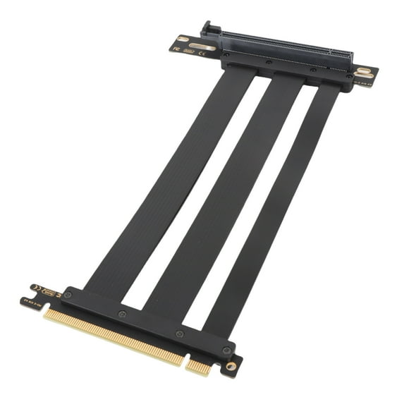 PCI E 4.0 X16 High Speed Flexible Extender Card, PCI Express 4.0 X16 GPU Riser Cable with Cable Protector for RTX 4090 Ti 8900 XT Gaming AI Applications