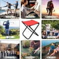 thumbnail image 5 of Camping Stool, Folding Stool with Carry Bag, Aluminum Alloy Bracket, 5 of 5