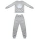 thumbnail image 1 of GOOHOCHY Pijama de invierno de franela con diseño de búho para mujer, manga larga, talla L (gris), 1 of 8