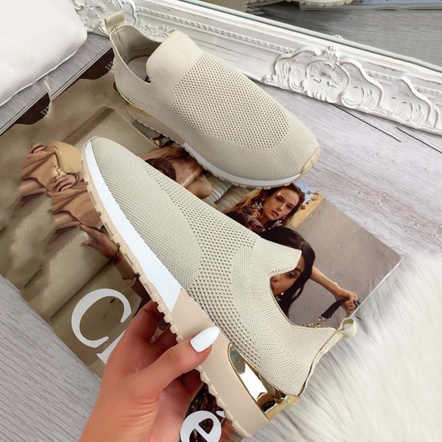 Sandalias de tela elástica de gran tamaño para mujer, zapatos deportivos casuales cómodos de verano Wmkox8yii shalkjhdk145