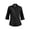 BLACK, variant on Edwards 5292 Ladies Batiste Quarter Sleeve Blouse