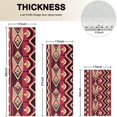 thumbnail image 4 of Red Geometric Striped Pattern Kitchen Rugs Sets Of 3,Kitchen Runner Rugs Non Skid Washable,Decorative Kitchen Floor Mats for Kitchen,Sink,Laundry,17"x30"+ 17"x47" + 17"x59", 4 of 6