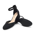 thumbnail image 5 of DREAM PAIRS Women's Round Toe Block Heel Pumps Dress Shoes Adjustable Ankle Strap D'Orsay Low Heels for Work Wedding Party Wide Width, 5 of 7