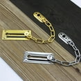 thumbnail image 5 of Stainless Steel Door Chainring Lock Slide for home and hotel Dorm Entrance Golden, 16cm, 5 of 8