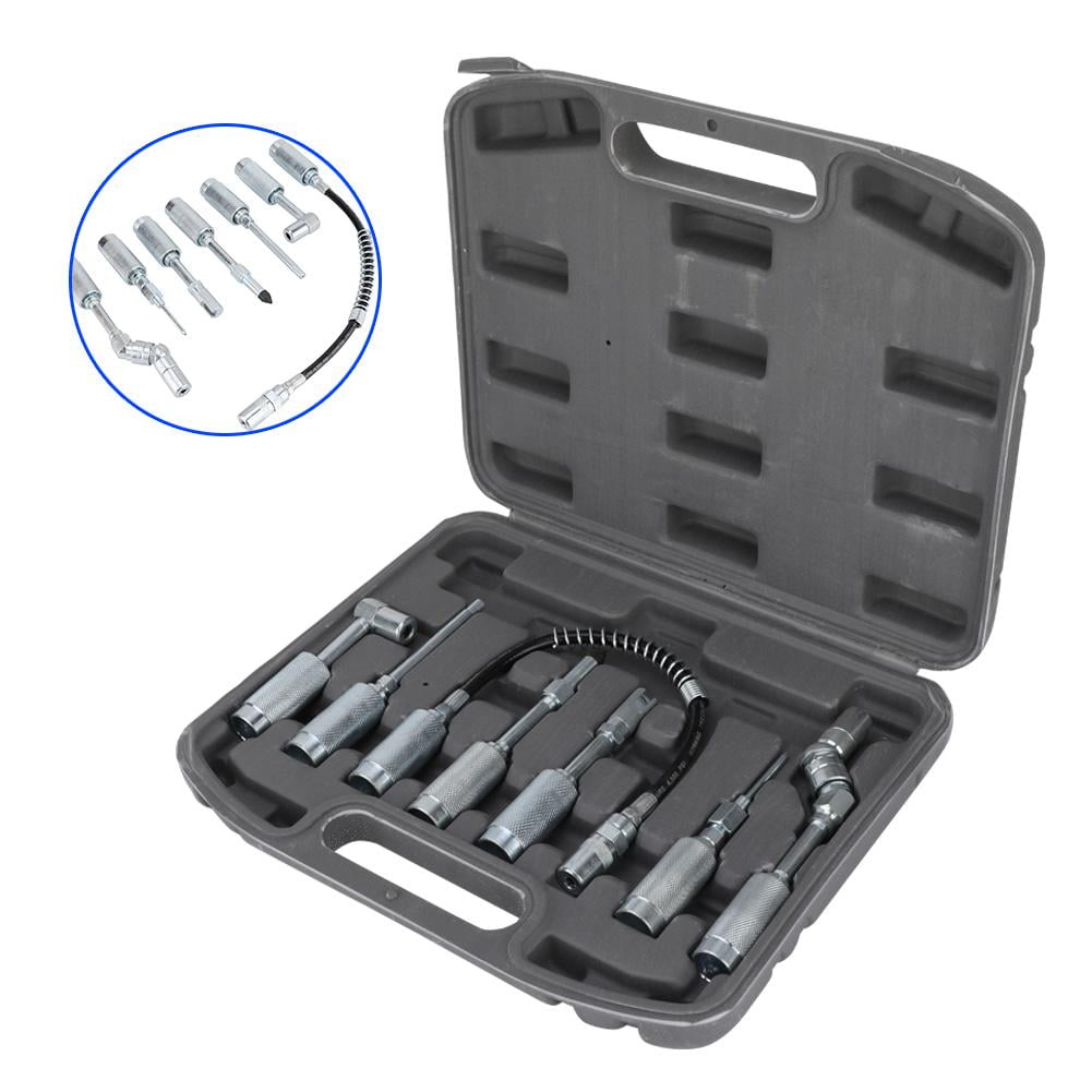 Mgaxyff 7PCS Replacement Grease Gun Adapter Fitting Lubrication