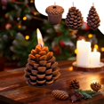 thumbnail image 1 of Vela Perfumada de Pinos Navideños, Decoración para Celebraciones, Decoración Del Hogar, Escritorio, Crea Decoración con Regalos, Decoración Navideña, 1 of 7