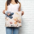 thumbnail image 2 of Spring Summer Wildflowers Pillow Covers 26x26 Inch Decorative Throw Pillow Cover, Farmhouse Retro Floral Botanical Sofa Pillowcases Accent Cushion Case Home Decor Bedroom Living Room, 2 of 6