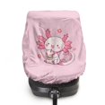 thumbnail image 7 of KUIFORTI Car Seat Sun Shade Cover Pink Axolotl Baby Car Seat Cover Heat & Sun Seat Reflector to Maintain a Cool Temperature for Baby Kids, 7 of 7