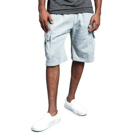 G-Style USA Mens Solid Fleece Heavyweight Cargo Shorts | Walmart Canada