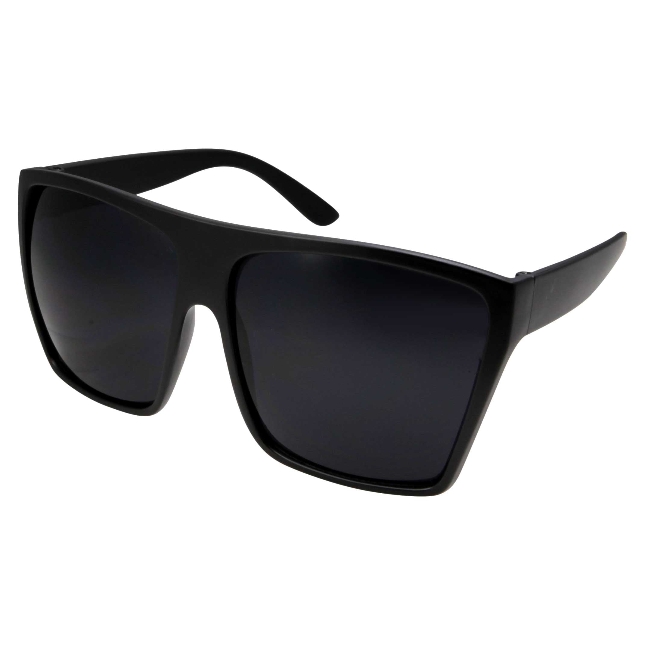 grinderPUNCH Dark Rectangular Flat Top Mob Oversized All Black Limo ...