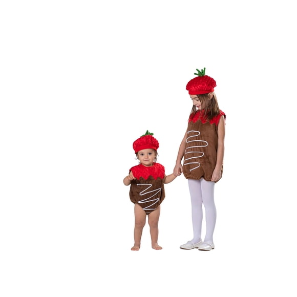 Disfraz Dress Up America con fresas bañadas en chocolate para niños