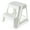 White, variant on Gracious Living 2-Step Portable Plastic Stool, 18"Lx18.75"Wx16"H, 300 lb Capacity, Gray