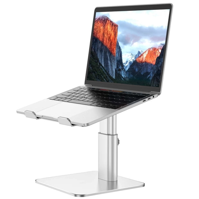 Soporte para portátil BESIGN LSX6N ergonómico ajustable plateado