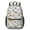Excavator and Building Gray Pattern, variant on Crane and Excavator White 17" School Backpacks for Teens,Waterproof Oxford Fabric,S-Shape Padded Straps for School,Travel,Hiking,Camping