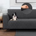 thumbnail image 1 of Juego de 3 Fundas Cubre Sala - Tejido Jacquard Elástico Fácil Lavado. Ideal para Proteger Tus Muebles - Protector de sillón - Sofa Cover (Marfil (Afelpado)), 1 of 7