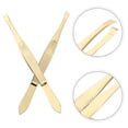 thumbnail image 4 of Miangastore 2Pcs Creative Diagonal Brow Clip Beauty Eyebrow Tweezer Eye Hair Removal Tool, 4 of 8