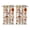 Halloween-themed99, variant on Spooky Halloween Kitchen Curtains Set of 2, with Skeleton and Pumpkin Illustration, Semi-Sheer Window Panels 27.5x36in(70x90cm) Kitchen Curtains